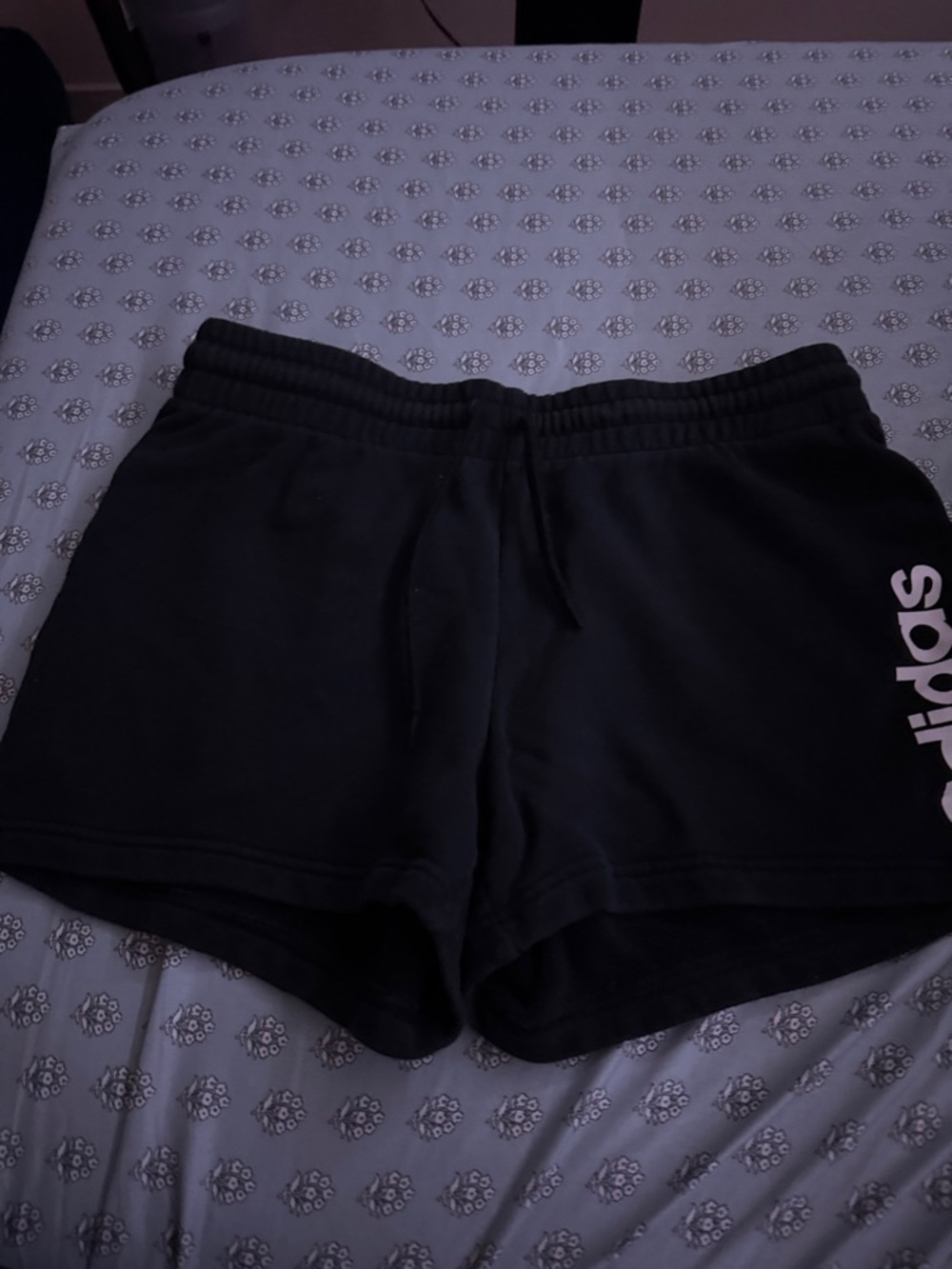 adidas Black Women's Casual Athletic Shorts with Side Logo